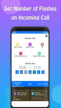 Calling Flashlight - Flash Blinking On Call & Sms screenshot 7
