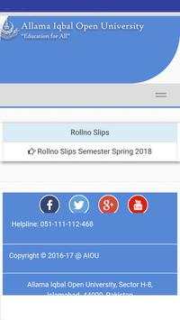 AIOU - Admission to Result Complete Information скриншот 7