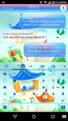 Magic Castle Emoji Keyboard screenshot 3