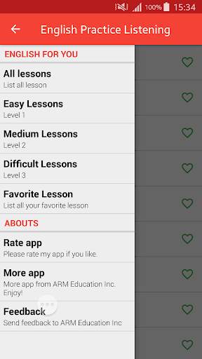 English Practice Listening скриншот 1