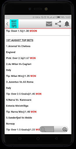 Maxy Betting Tips: Soccer  Surebet Predictions. screenshot 2