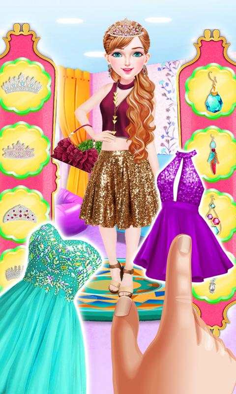 Doll Princess Makeover - Girls free makeup game screenshot 14