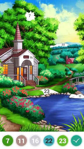 Jogo colorir por números screenshot 4