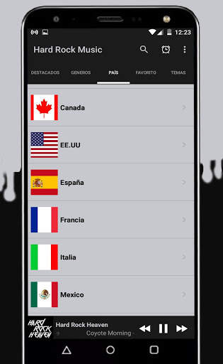 Hard rock music screenshot 2