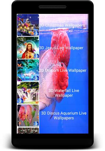 Flowerhorn Fish Live Wallpaper screenshot 3