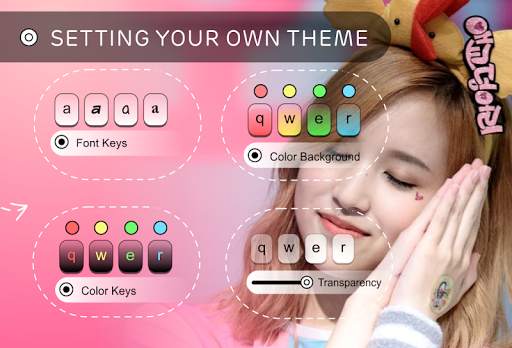 Mina Twice Keyboard Theme screenshot 3