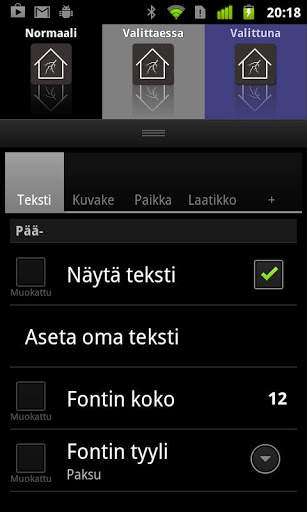 Lightning Launcher - Finnish screenshot 1