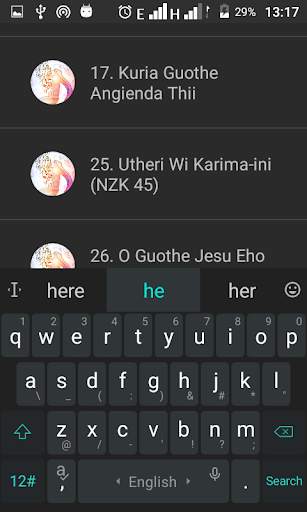 Nyimbo Cia Agendi screenshot 2