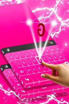 Pink Glow Keyboard Theme screenshot 3