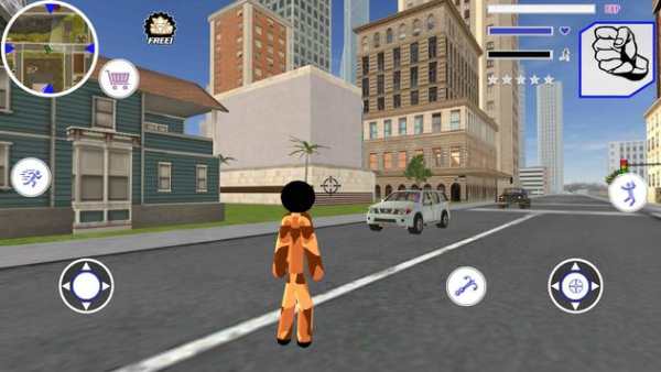Miami Stickman Offroad Army Rope Hero Simulator screenshot 1