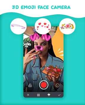 3D Emoji Face Camera - Sweet Snap Emoji Camera screenshot 6
