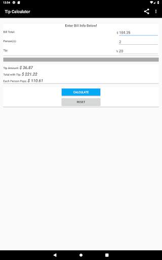 Free Tip Calculator screenshot 14