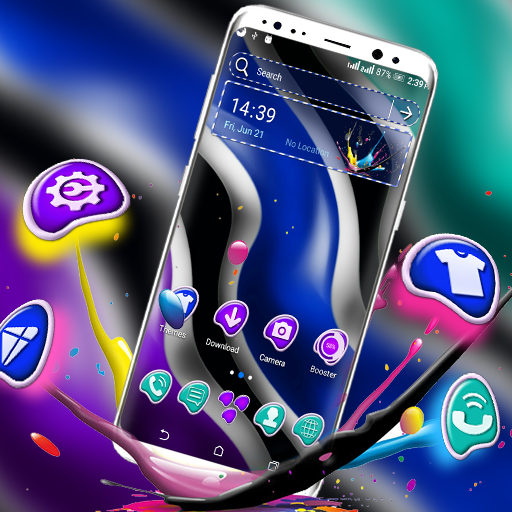 Candy Waves Launcher Theme icon