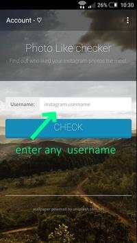 Liker Checker for Instagram screenshot 1