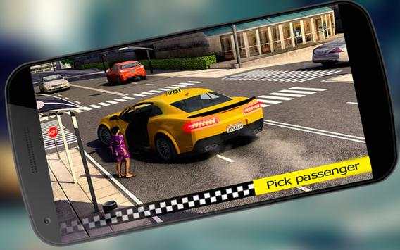 Crazy Taxi Driver City Rush Classic Race Simulator screenshot 2