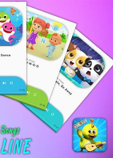 Nursery Rhymes & Kids Songs (Offline 40  Songs) screenshot 2