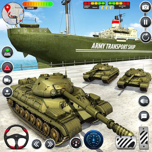 Army Transport Tank Ship Games screenshot 1
