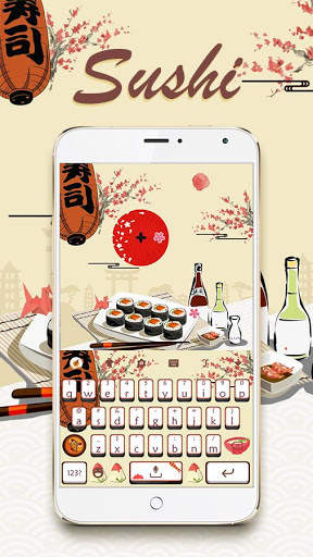 Sushi Keyboard Theme screenshot 1