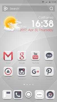 CM White - ZERO Launcher screenshot 2