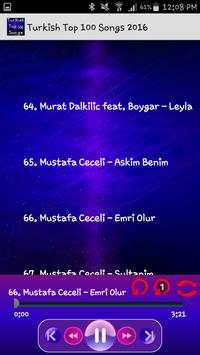 Turkish Top 100 Songs 2016 screenshot 4