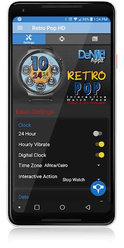 Retro Pop HD Watch Face Widget & Live Wallpaper screenshot 4