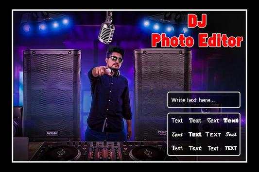 DJ Photo Editor - DJ Photo Frame screenshot 1