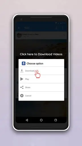 วิดีโอดาวน์โหลดสำหรับ Facebook screenshot 3