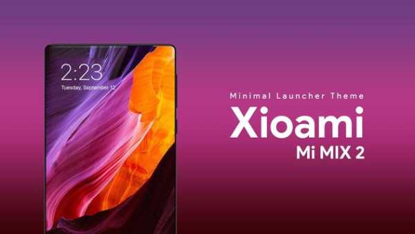 Launcher Theme For Xiaomi Mi Mix 2 screenshot 1
