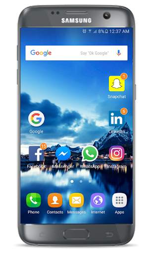 Launcher Note 5 (Galaxy) screenshot 1