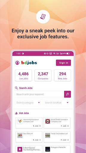 Bdjobs скриншот 3