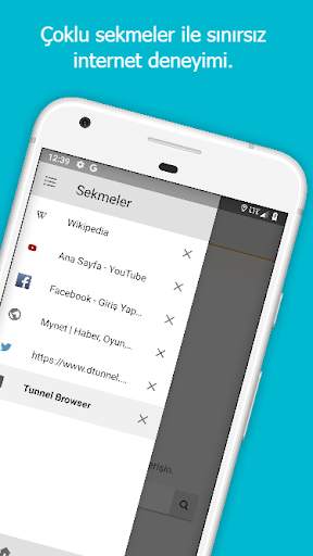 Tunnel Browser - VPN Proxy Tarayıcı screenshot 2