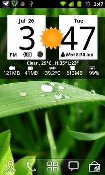 FlipClock Nice Clean screenshot 2