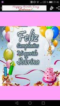 Feliz Cumpleaños Sobrina 16 تصوير الشاشة