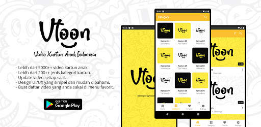 Vtoon : Video Kartun Anak Indonesia screenshot 1
