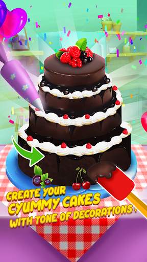 Cake Baking Games : Bakery 3D screenshot 1