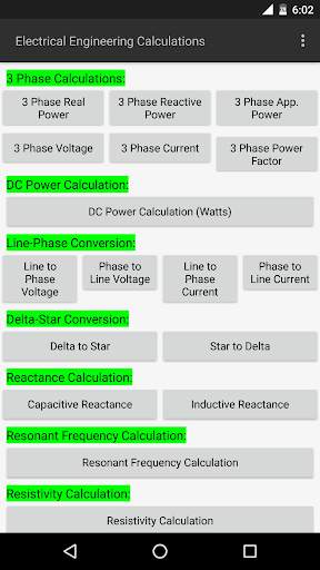 Electrical Calculations screenshot 4