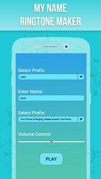 My Name Ringtone Maker 1 تصوير الشاشة