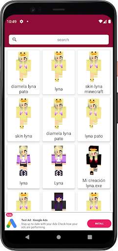 Skin de Lyna Para Minecraft screenshot 1