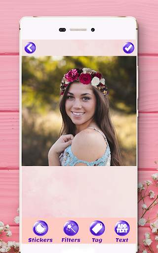 Flower Crown Camera - Flower Crown Photo Editor screenshot 4