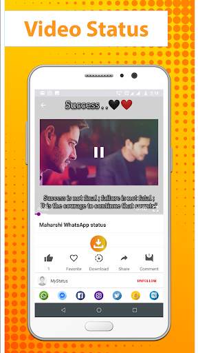 MyStatus App - Status Videos Quotes & Status Saver screenshot 2