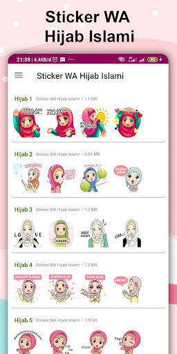 Sticker WA Hijab Islami screenshot 1