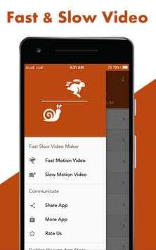 Fast : Slow Motion Video Maker screenshot 1