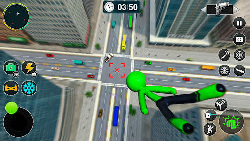 Aranha Stickman Corda Herói screenshot 2