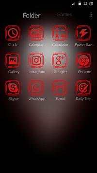 3D Tech Blood Skull Theme screenshot 6