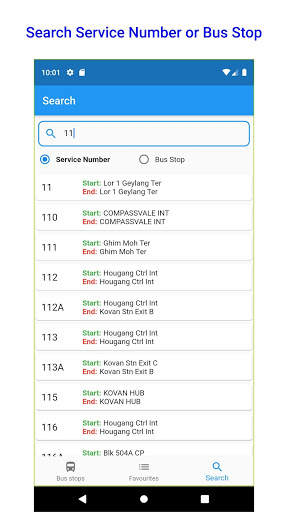 SG Bus App screenshot 3