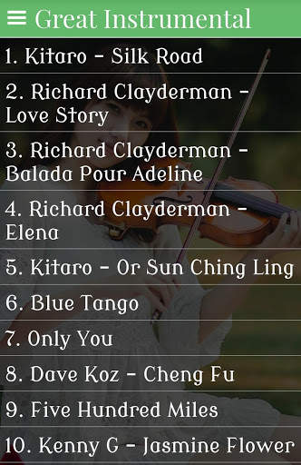 Free instrumental love songs screenshot 5