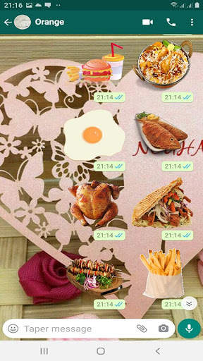 Food Stickers For WhatsApp screenshot 2