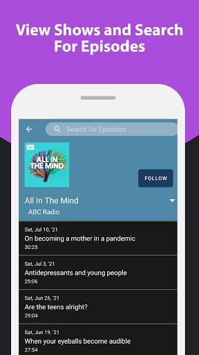 Podcasts Home screenshot 2