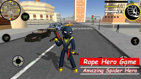 Rope Hero Game скриншот 2