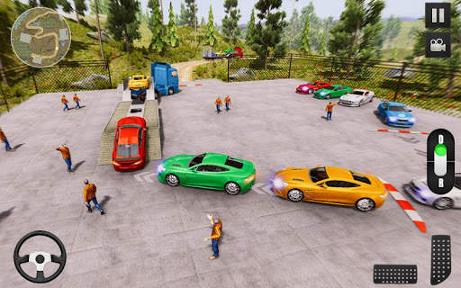 Offroad Airplane Pilot Cargo Truck:Car Transporter screenshot 13